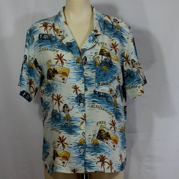 Aritzia Wilfred Free vacation women  blouse button up short sleeve size Small - Picture 1 of 6